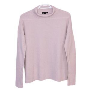 Eileen Fisher merino wool textured knit turtleneck sweater XS @B4